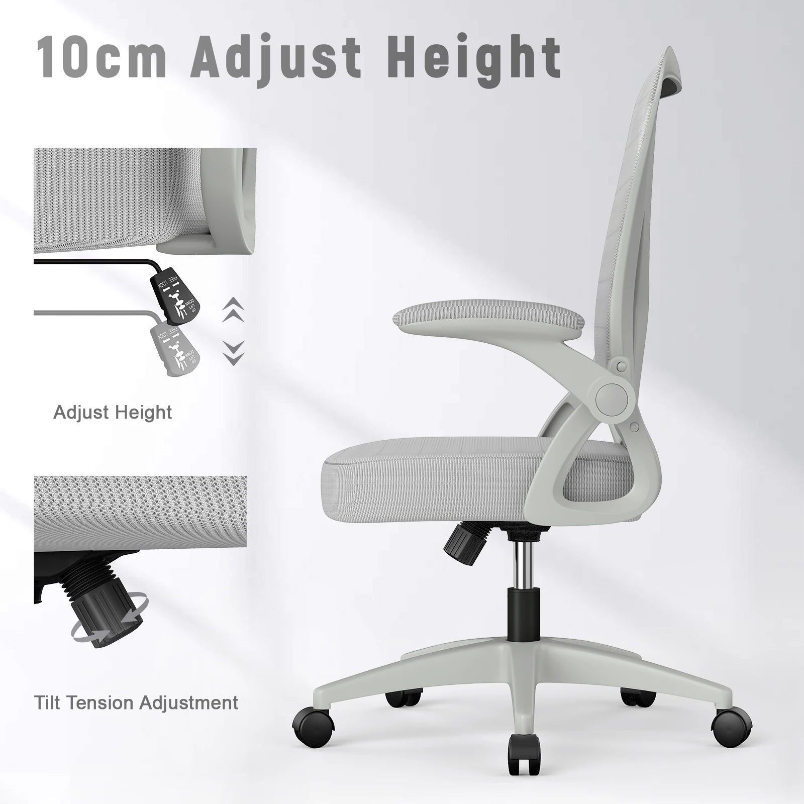 Ergonomic Office Chair with Slide Seat