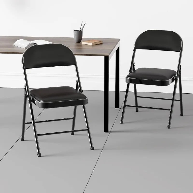 Folding Chairs with Padded Seats